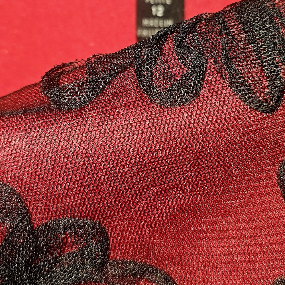 Beautiful pre-owned black and red dress